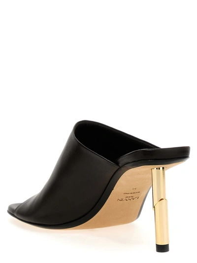 Shop Lanvin 'sequence' Mules In Brown
