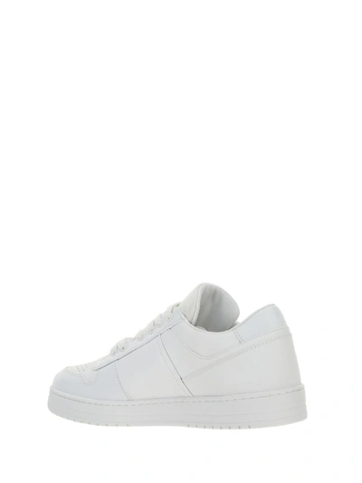 Shop Prada Sneakers In Bianco