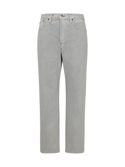 Shop Re/done Jeans In Greyish