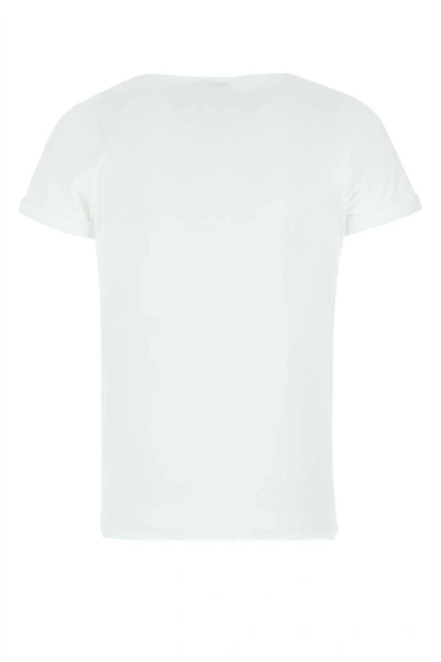 Shop Saint Laurent T-shirt In White