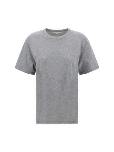 Shop Stella Mccartney T-shirts In Grey Melange