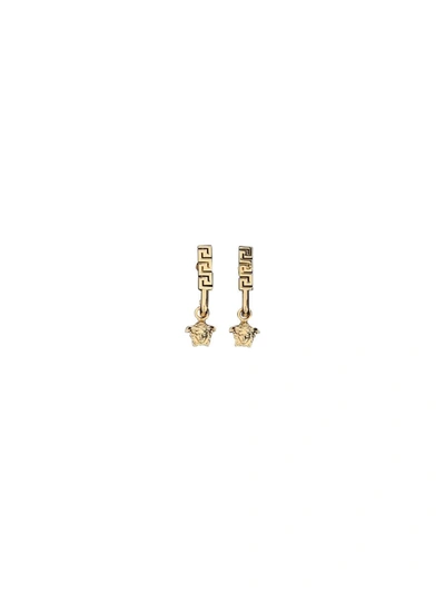 Shop Versace Earrings In Oro