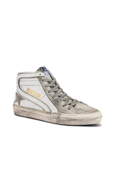 Shop Golden Goose Women's Slide Sneakers In White/ice In Multi