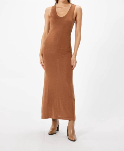 Shop Sophie Rue Long Sweater Dress In Brown