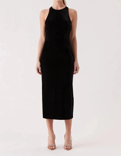 Shop Sophie Rue Nora Velvet Dress In Black