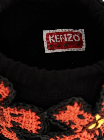 Shop Kenzo Boke Flower Crossbody Bags Multicolor