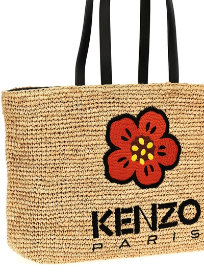 Shop Kenzo Boke Flower Tote Bag Beige