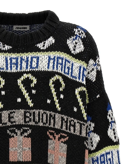Shop Magliano Buone Feste Sweater, Cardigans Black