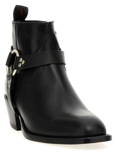 Shop Sonora Dulce Belt Boots, Ankle Boots Black