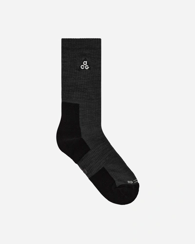 Shop Nike Acg Everyday Cushioned Crew Socks Anthracite In Multicolor