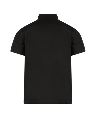 Shop Saint Laurent Piqué Organic Cotton Polo Shirt