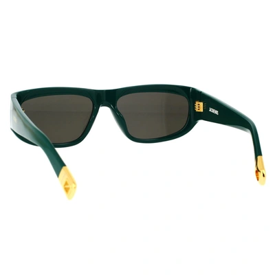 Shop Jacquemus Sunglasses In Green