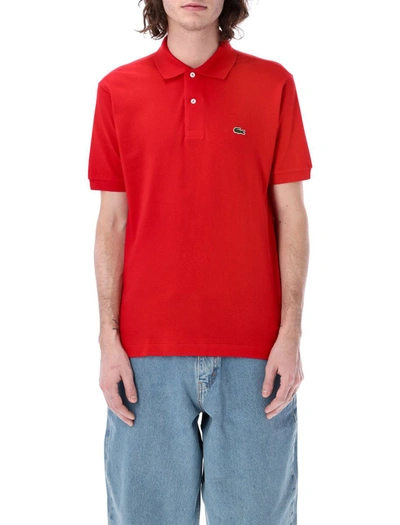 Shop Lacoste Classic Fit Polo Shirt In Red