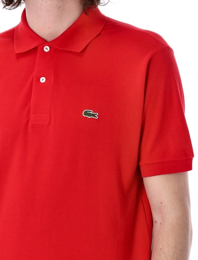 Shop Lacoste Classic Fit Polo Shirt In Red