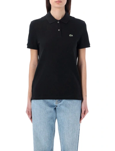 Shop Lacoste Classic Polo Shirt In Black