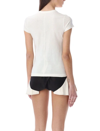 Shop Rick Owens Cropped Level T In Milk