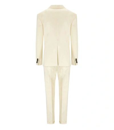 Shop Dsquared2 Boston Cream Suit In White