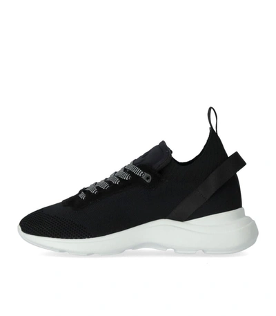 Shop Dsquared2 Fly Black Sneaker With Logo