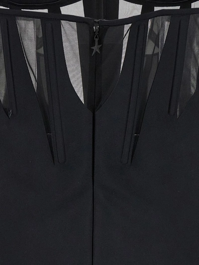 Shop Mugler 'corset' Dress In Black