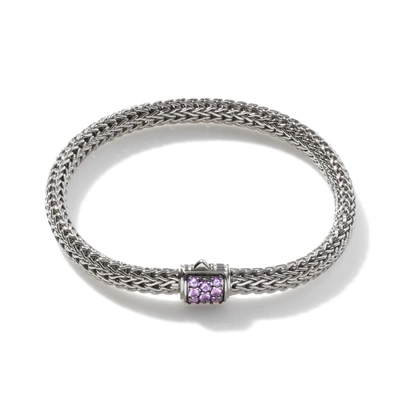 Shop John Hardy Icon Bracelet, 5mm In Amethyst