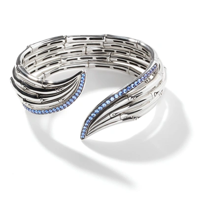 John Hardy Bamboo Cuff Cbs500694bsp Bracelet In Blue Sapphire
