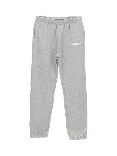 Shop Jacquemus Trousers In Grey