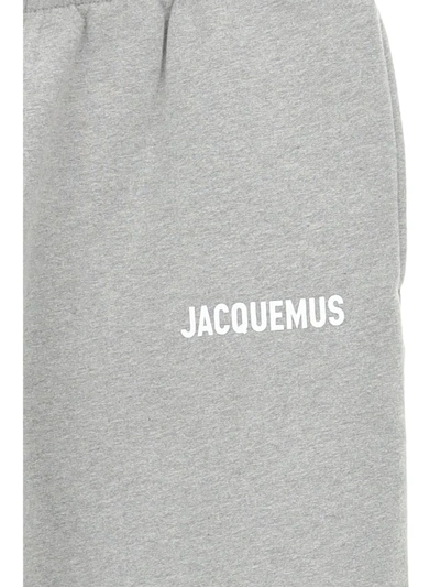 Shop Jacquemus Trousers In Grey