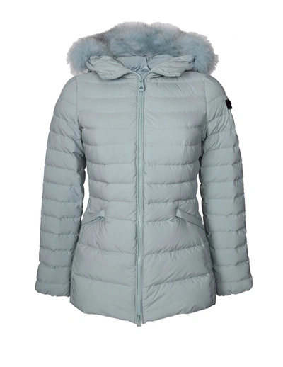 Shop Peuterey Quilted Nylon And Microfiber Down Jacket In Green