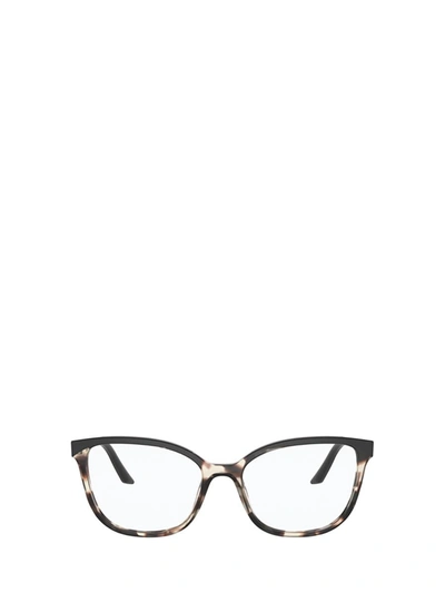 Shop Prada Eyewear Eyeglasses In Tortoise Talc / Black
