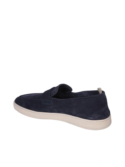 Shop Officine Creative Loafers In Blue
