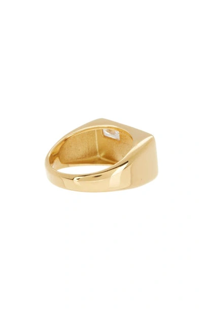 Shop Covet Cubic Zirconia Ring In Gold