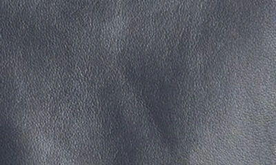 Hugo Boss Setora Leather Midi Skirt In Sky Captain