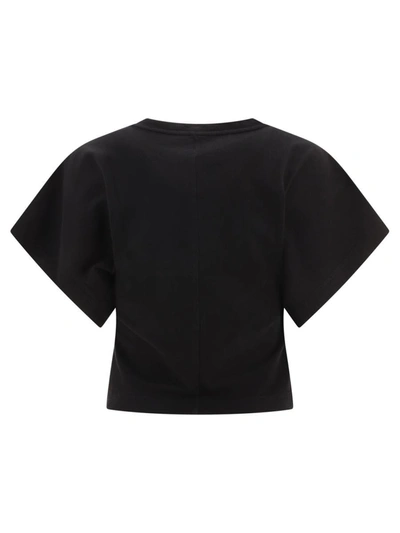 Shop Agolde "britt" T-shirt In Black