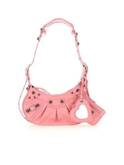 Shop Balenciaga Shoulder Bags In Sweet Pink