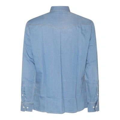 Shop Brunello Cucinelli Shirts Blue