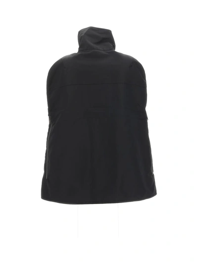 Coperni Logo-patch Bomber Cape In Black