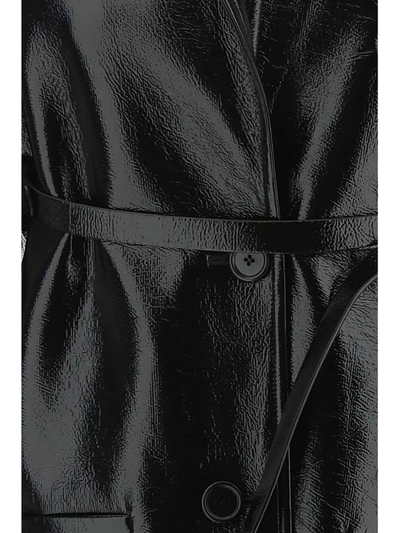 Shop Courrèges Coats In Black
