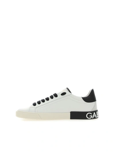 Shop Dolce & Gabbana Sneakers In Bianco/nero