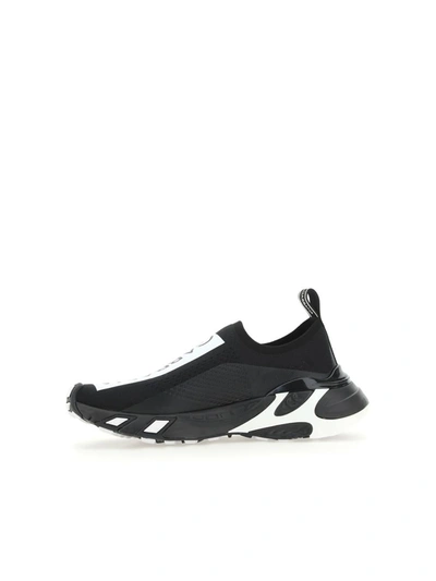 Shop Dolce & Gabbana Sneakers In Nero/bianco