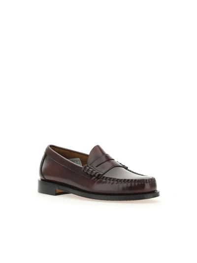 Shop Gh Bass G.h. Bass Loafers In Wine