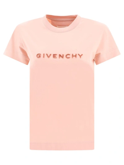 Shop Givenchy " 4g" T-shirt In Pink