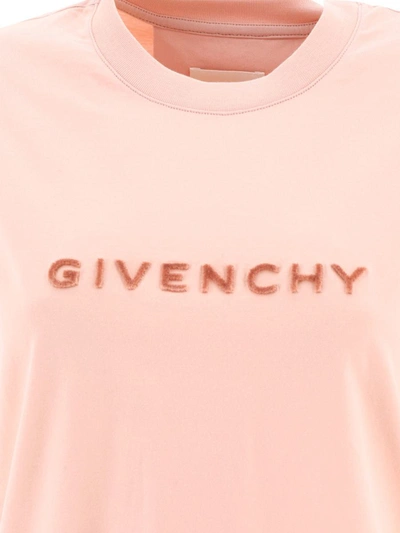 Shop Givenchy " 4g" T-shirt In Pink