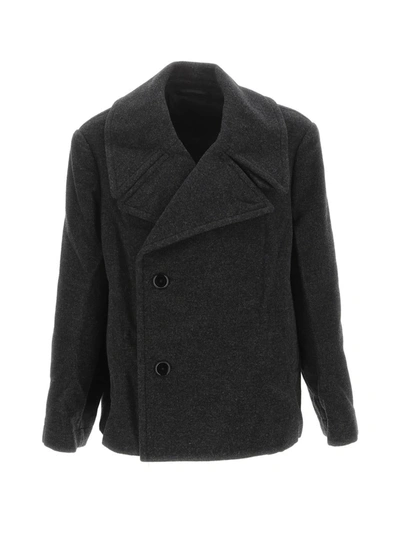 Shop Lemaire Coats In Penguin