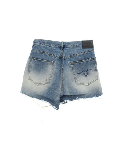 Shop R13 Shorts In Turner Blue