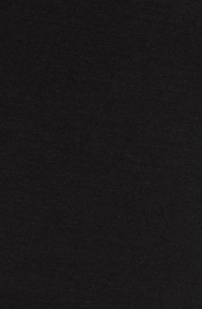 Allsaints Beta Funnel Neck Shimmer Tank Top In Black