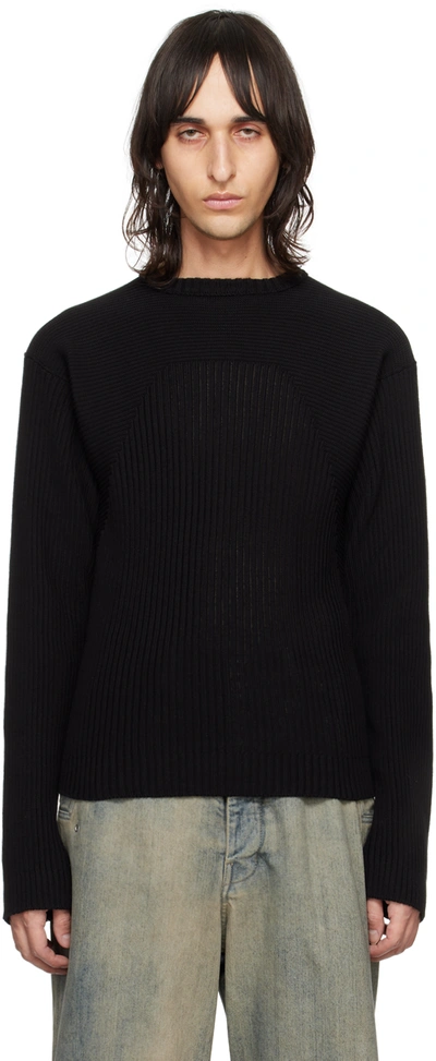 Shop Rick Owens Black Biker Sweater In 09 Black