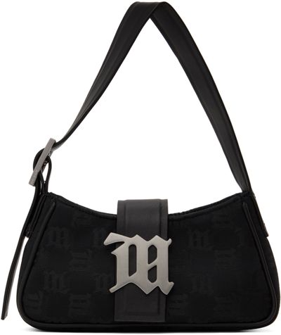 Shop Misbhv Black Nylon Monogram Mini Bag