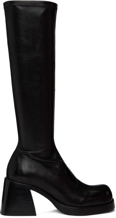 Miista Black Hedy Boots In Black