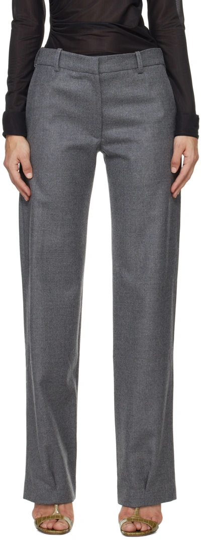 Shop 16arlington Gray Vante Trousers In Grey