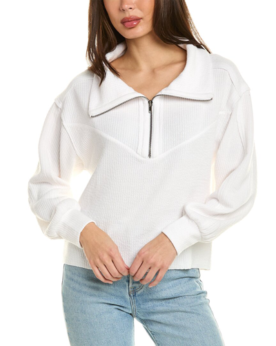 Shop Saltwater Luxe 1/2-zip Pullover In White